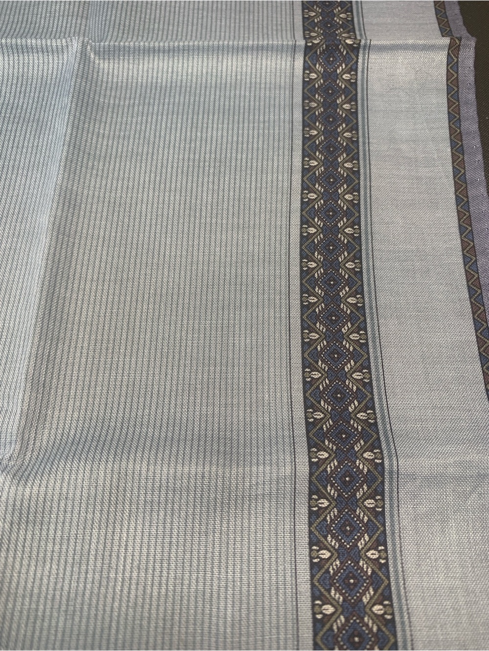 Yves Saint Laurent Handkerchief- Light Blue & Lavender - Picture 8 of 13